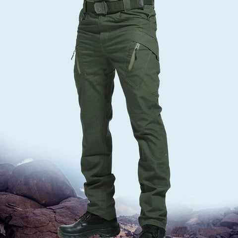 [COMPRA 1 y LLEVA 3 + REGALO] Pantalones INDESTRUCTIBLES TACTICOS,Cargo, Elástico, Múltiples Bolsillos, Militar